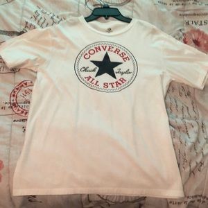 Brand: Converse   Color: white   Size: medium (US)